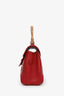Goyard Red Goyardine Mini Saigon Bag With Strap