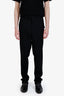 Saint Laurent Black Straight Leg Trousers Size 56 Mens