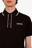 Gucci Brown Cotton Logo Polo Shirt Size XS Mens