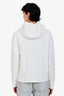 Gucci White Interlocking G Logo Cotton Hoodie Size M Mens