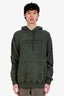 Gucci Green Cotton Logo Hoodie Size XL Mens