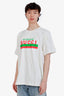 Gucci White Cotton Logo Shirt Size XL Mens