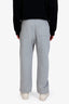 Gucci Grey Cotton Logo Sweatpants Size M