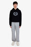 Gucci Grey Cotton Logo Sweatpants Size M