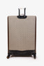 Gucci GG Supreme Monogram Textured Dollar Calfskin Web Large Savoy Trolley Suitcase