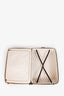 Gucci GG Supreme Monogram Textured Dollar Calfskin Web Large Savoy Trolley Suitcase