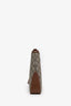 Gucci Brown GG Supreme Leather Padlock GG Medium Shoulder Bag