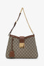 Gucci Brown GG Supreme Leather Padlock GG Medium Shoulder Bag