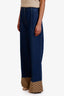 Gucci Blue Denim Wide Leg Jeans with GG Cuff Size 31