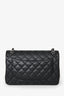 Pre-Loved Chanel™ 2020 Black Caviar Leather Jumbo Double Flap Bag