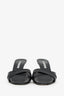 Manolo Blahnik Black Leather Crisscross Sandals Size 39