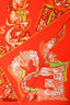 Hermès Green/Orange Silk Scarf