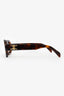 Celine Tortoise Shell Triomphe Oval Sunglasses