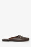 Pre-Loved Chanel™ Brown Leather Interlocking CC Mules Size 36