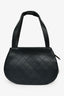 Pre-Loved Chanel™ 2000/02 Navy Lambskin Quilted Top Handle Bag