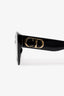 Christian Dior Homme Black Frame Cat Eye 8071 Sunglasses