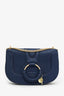 See By Chloe Blue Leather Dreamy Hana Crossbody