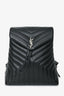 Saint Laurent Black Leather Medium LouLou Backpack