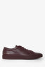 Common Projects Burgundy Leather 'Archilles' Low Top Sneakers Size 45 Mens
