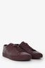 Common Projects Burgundy Leather 'Archilles' Low Top Sneakers Size 45 Mens