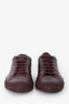 Common Projects Burgundy Leather 'Archilles' Low Top Sneakers Size 45 Mens