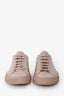 Common Projects Dusty Pink Leather 'Achilles' Low Top Sneakers Size 45 Mens