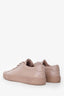 Common Projects Dusty Pink Leather 'Achilles' Low Top Sneakers Size 45 Mens