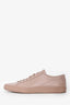 Common Projects Dusty Pink Leather 'Achilles' Low Top Sneakers Size 45 Mens