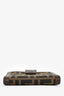 Fendi Black/Brown Leather/Canvas FF Wallet