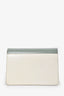 Marni Cream/Green/Purple Leather Trunk Shoulder Bag