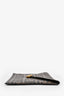 Fendi Black/Brown Leather 'F is Fendi' Clutch