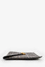 Fendi Black/Brown Leather 'F is Fendi' Clutch