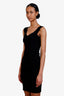 Karen Millen Black Belted Dress Size 1