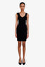 Karen Millen Black Belted Dress Size 1