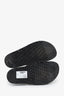 Hermès Black/White Leather Extra Sandals Size 38