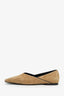 Toteme Brown Suede Ballet Flat Size 39
