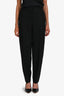 Toteme Black Wool Blend Low Waist Tailored Trousers Size 40