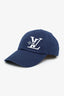 Louis Vuitton Navy Cotton ' LV Smash' Cap Size M