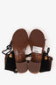 See By Chloe Black Suede 'Edna' Gladiator Sandals Size 38