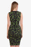 Givenchy Green Floral Cotton Midi Dress Size S