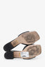 Gucci Black Leather Marmont Heeled Mules Size 37.5