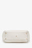 Gucci White Smooth Leather GG Running Medium Tote Bag