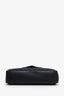Saint Laurent Black Chevron Leather Medium College Bag With Chain