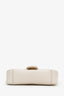 Gucci White Leather Small Marmont Shoulder Bag