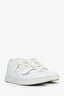 Celine White Leather CT-02 Mid Sneakers Size 35