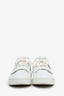 Celine White Leather CT-02 Mid Sneakers Size 35