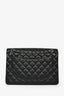Pre-Loved Chanel™ 2010/11 Black Caviar Leather Maxi Double Flap