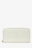 Louis Vuitton 2007 White Vernis Leather Zippy Wallet