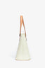 Louis Vuitton 2007 White Vernis Leather Houston Zip Tote