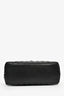 Saint Laurent 2017 Black Chevron Leather Loulou Backpack